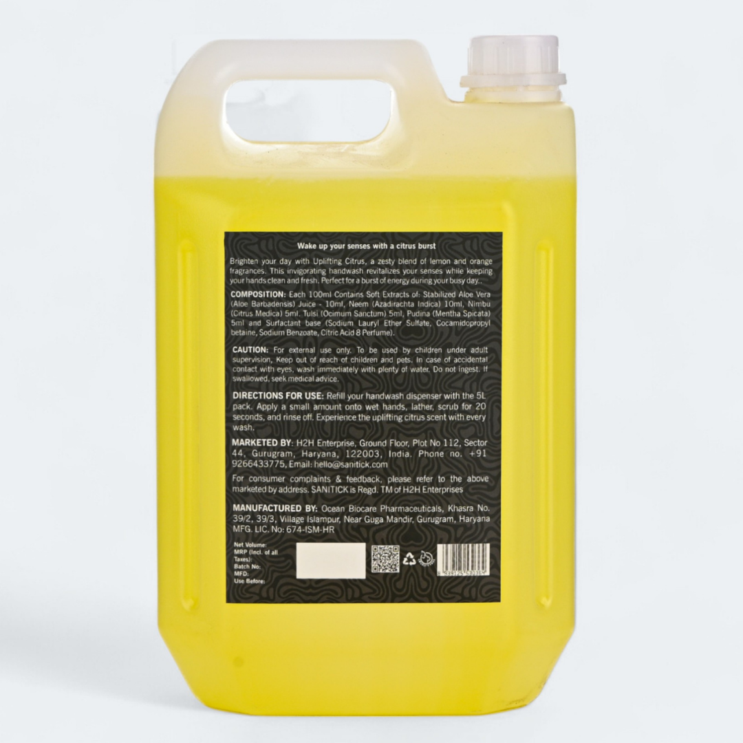 Uplifting Citrus | 15 Litre (Pack of 3x5 Litre)