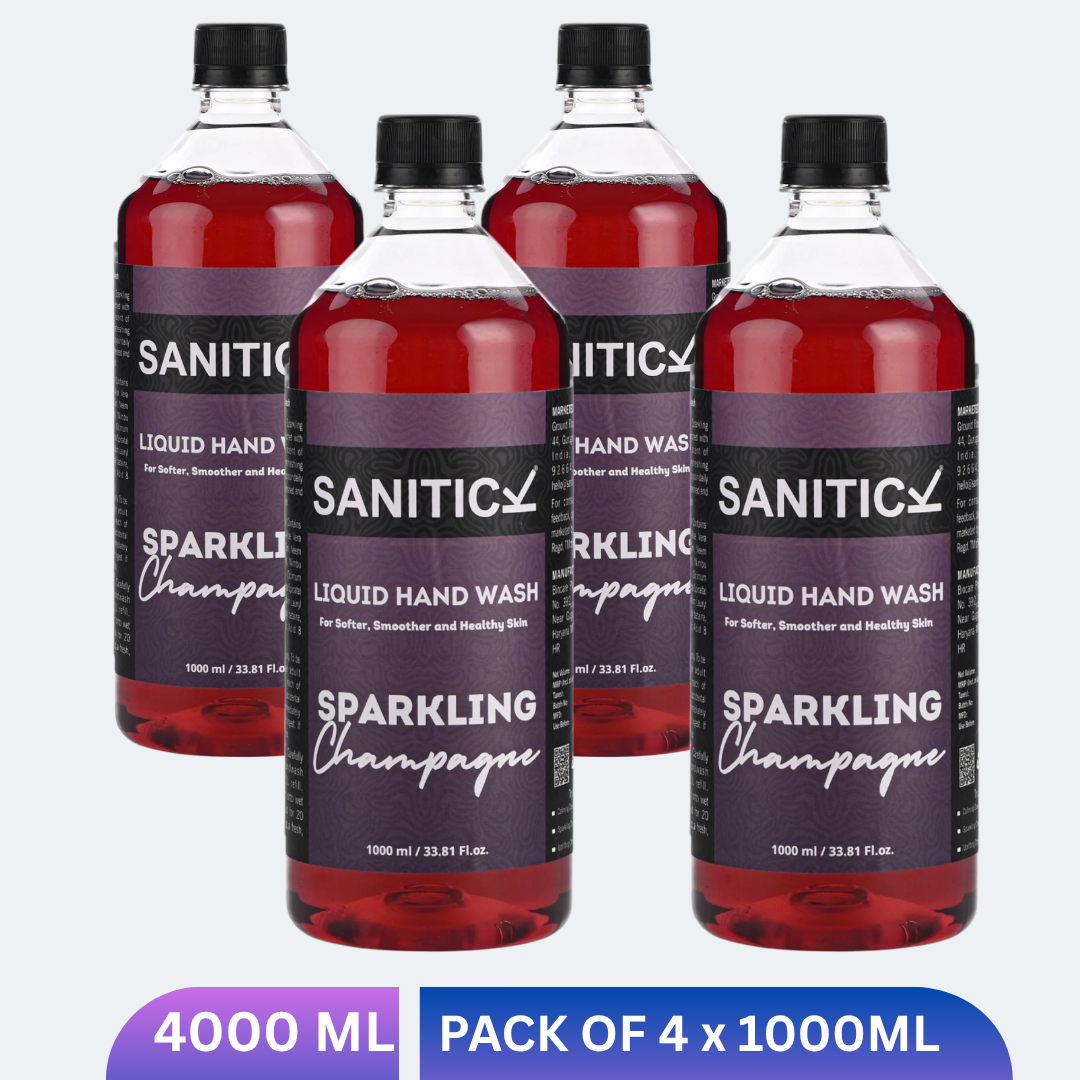 Sparkling Champagne | 4 Litres (Pack of 4x1 Litre)