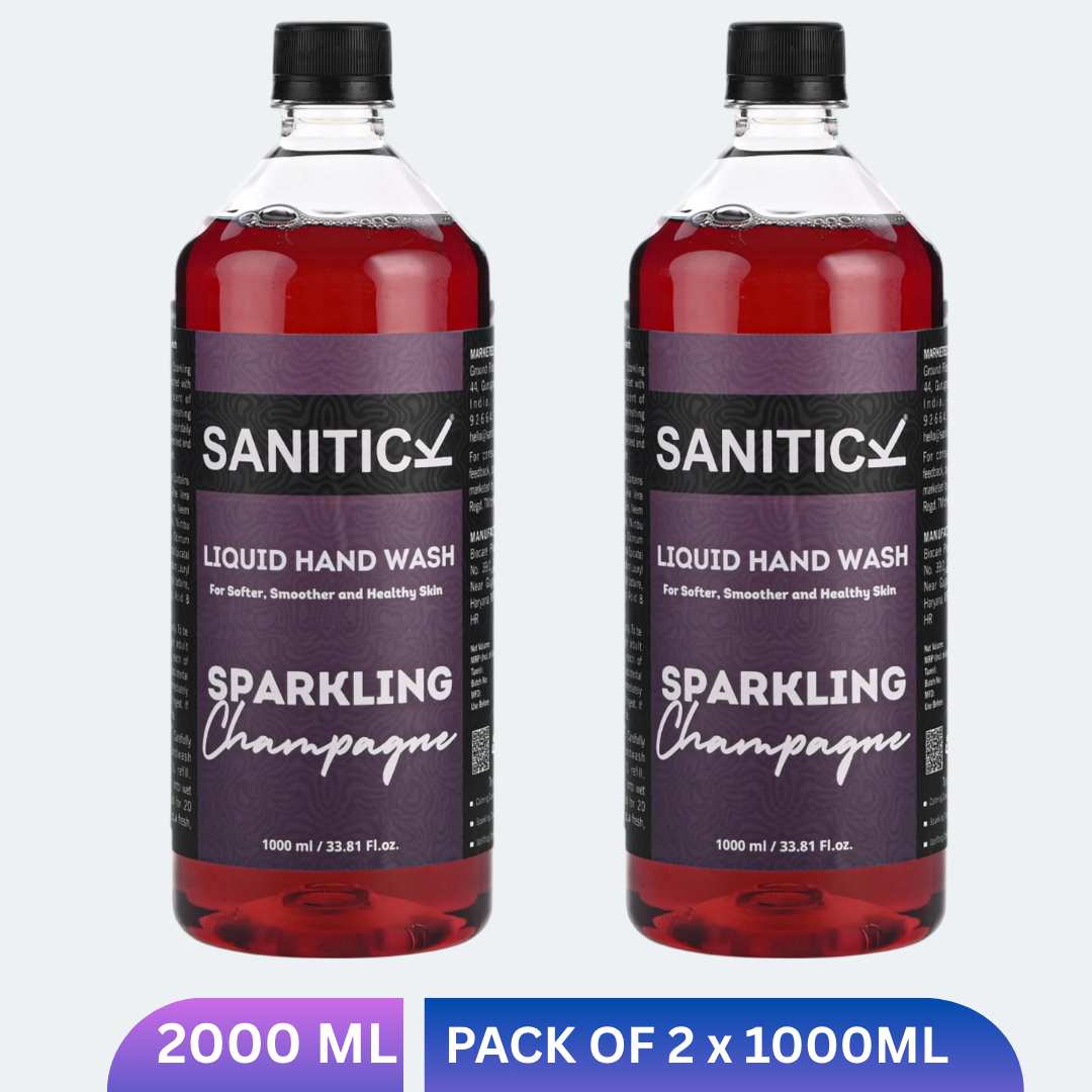 Sparkling Champagne | 2 Litres (Pack of 2x1 Litre)