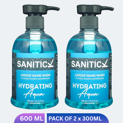 Hydrating Aqua | 600ml (Pack of 2x300ml)