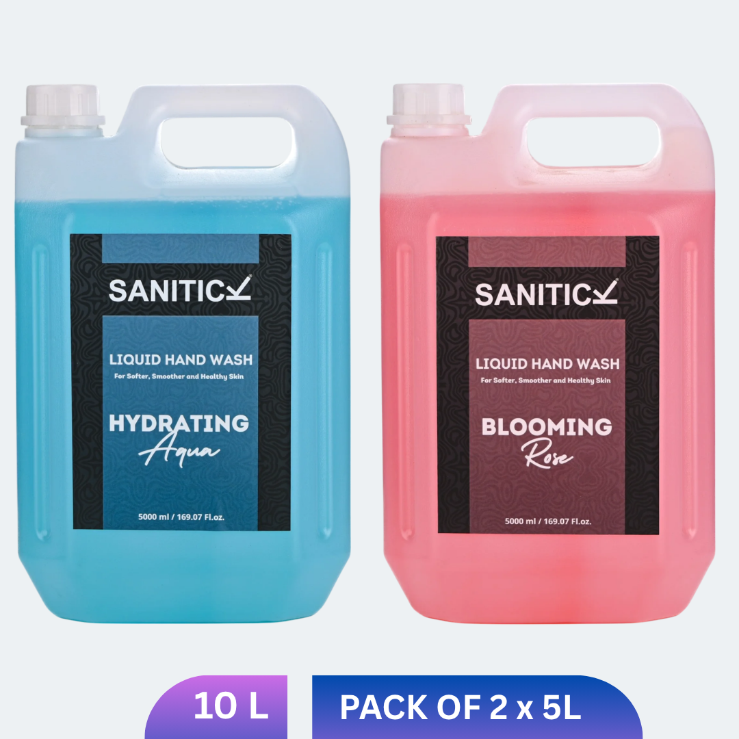 Blooming Rose & Hydrating Aqua | 10 Litre (Combo Pack of 2x5 Litre)