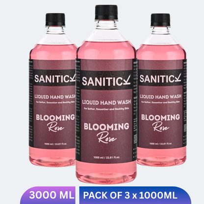 Blooming Rose | 3 Litres (Pack of 3x1 Litre)