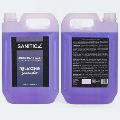 Relaxing Lavender & Hydrating Aqua | 10 Litre (Combo Pack of 2x5 Litre)