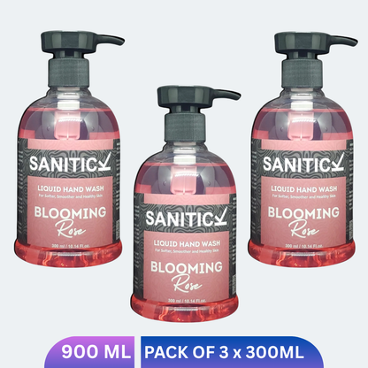 Blooming Rose | 900ml (Pack of 3x300ml)