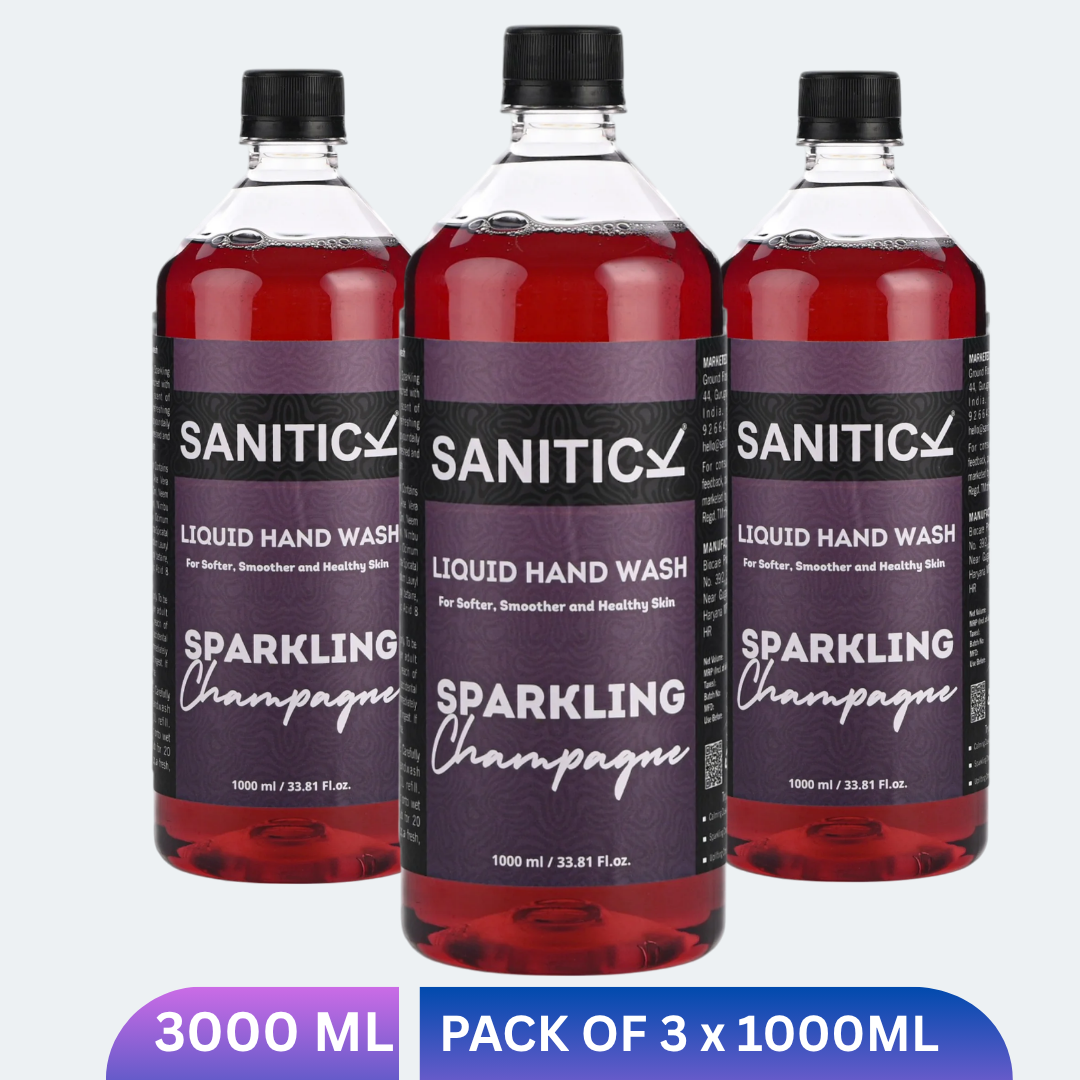 Sparkling Champagne | 3 Litres (Pack of 3x1 Litre)