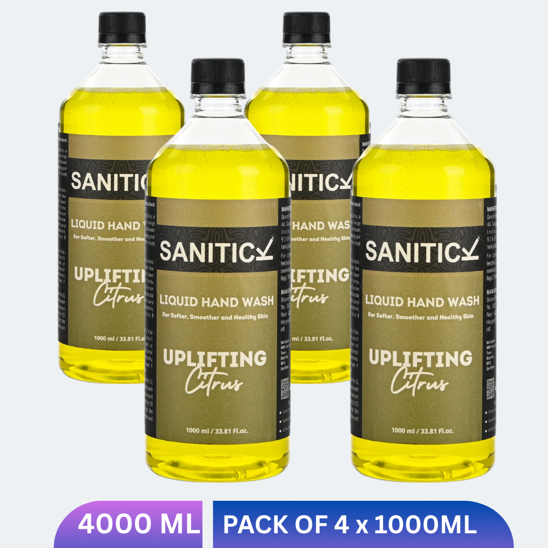Uplifting Citrus | 4 Litres (Pack of 4x1 Litre)