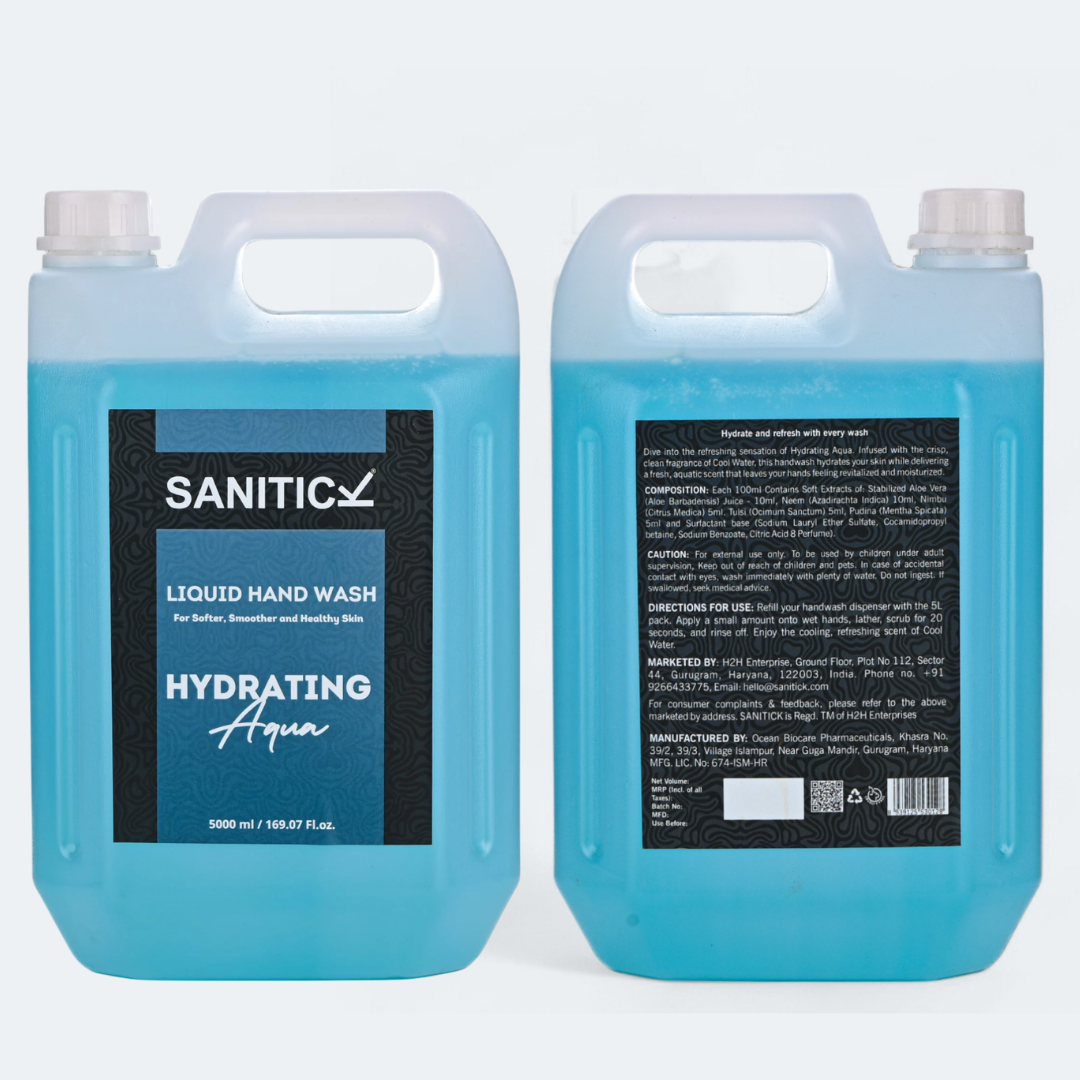 Uplifting Citrus & Hydrating Aqua | 10 Litre (Combo Pack of 2x5 Litre)