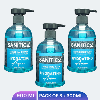 Hydrating Aqua | 900ml (Pack of 3x300ml)