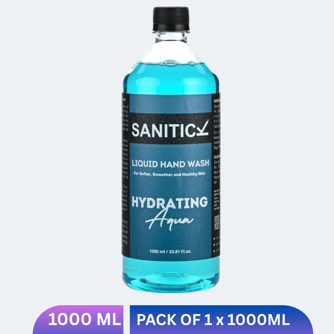 Liquid Handwash Refill Pack | Hydrating Aqua-1 Litre