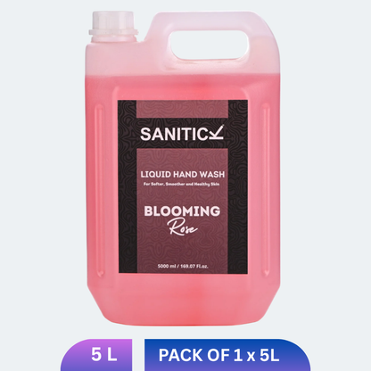 Blooming Rose| Germ Protection & Soft on Hands - 5 Litres