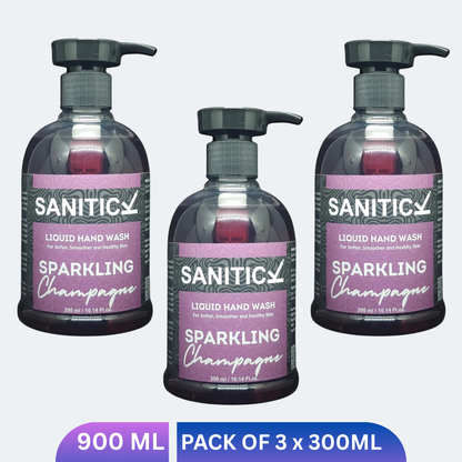 Sparkling Champagne | 900ml (Pack of 3x300ml)