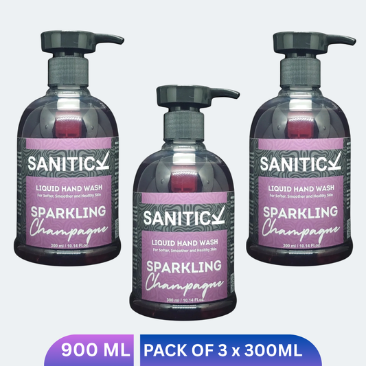 Sparkling Champagne | 900ml (Pack of 3x300ml)