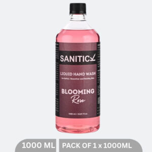 Sanitick Liquid Handwash Refill Pack | Blooming Rose-1 Litre