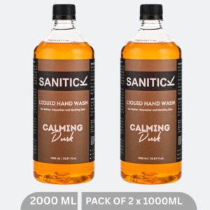 Sanitick Liquid Handwash Refill Pack | Calming Dusk | 2 Litres (Pack of 2x1 Litre)