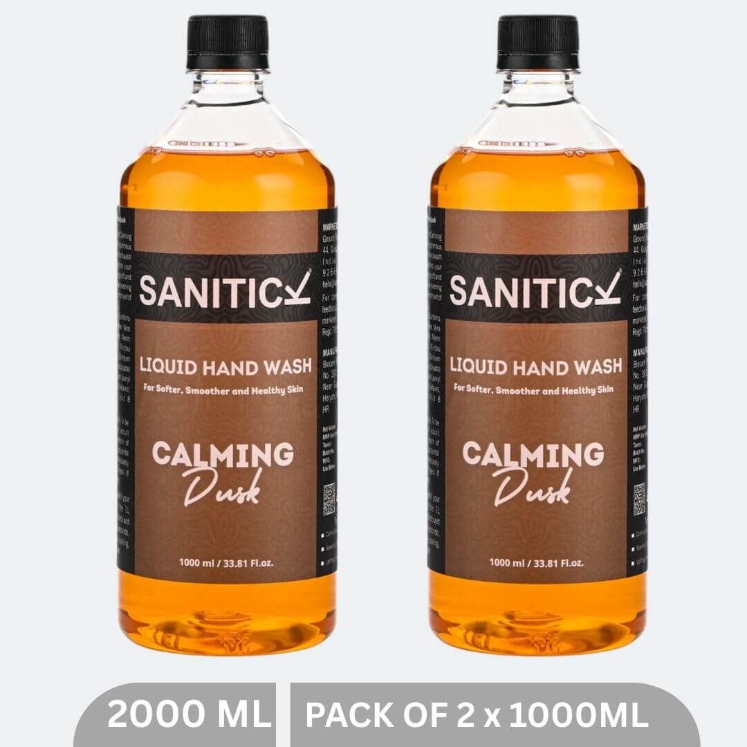 Sanitick Liquid Handwash Refill Pack | Calming Dusk | 2 Litres (Pack of 2x1 Litre)