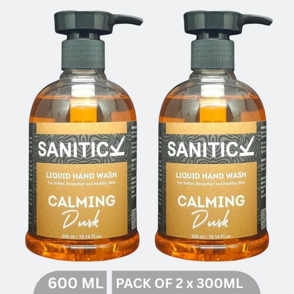 Sanitick Liquid Handwash | Calming Dusk | 600ml (Pack of 2x300ml)