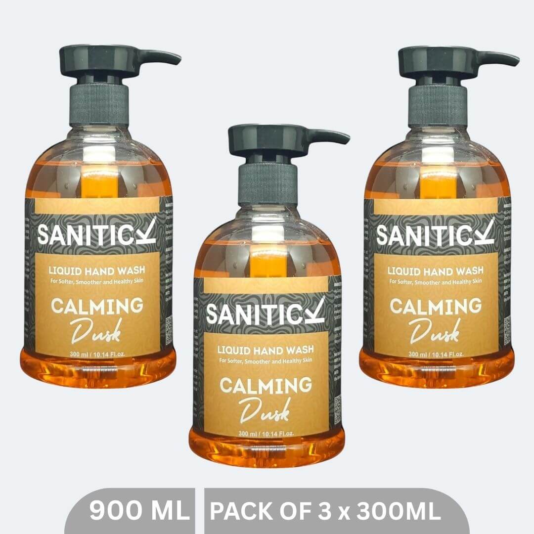 Sanitick Liquid Handwash | Calming Dusk | 900ml (Pack of 3x300ml)