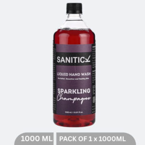 Sanitick Liquid Handwash Refill Pack | Sparkling Champagne-1 Litre