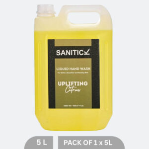 Sanitick Liquid Handwash Refill Pack | Uplifting Citrus| Germ Protection & Soft on Hands - 5 Litres